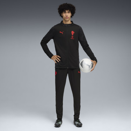 Pantalon survêtement Milan AC noir rouge
