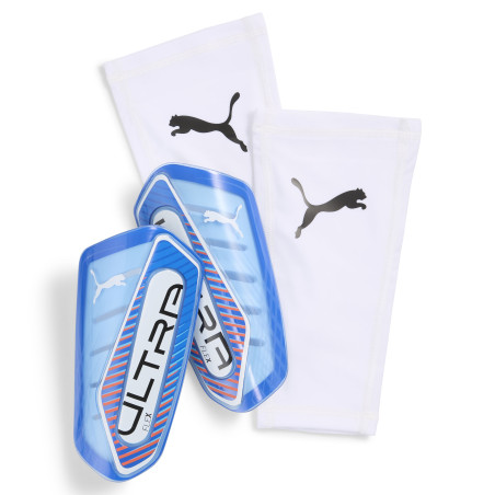 Protège-tibias Puma Ultra Flex bleu blanc