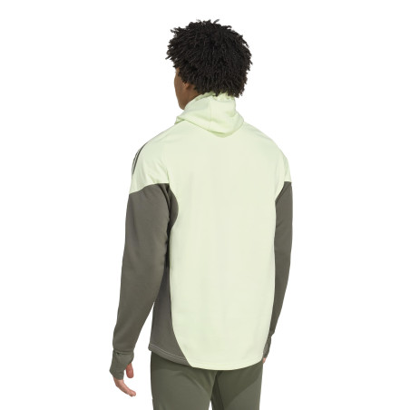 Sweat zippé Real Madrid hiver vert