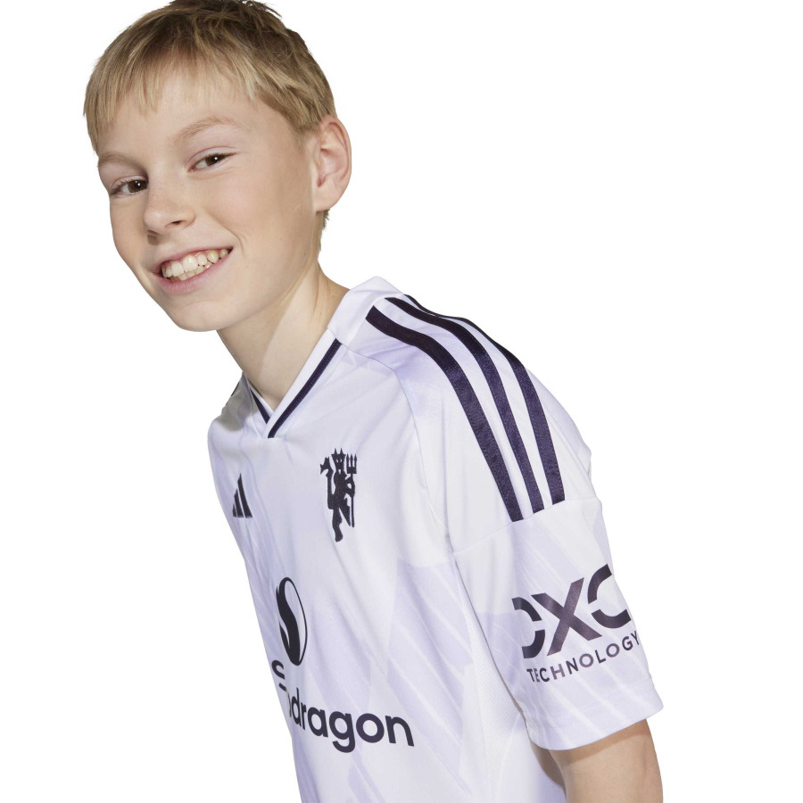 Maillot junior Manchester United extérieur 2025/26