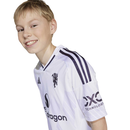 Maillot junior Manchester United extérieur 2025/26