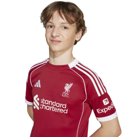 Maillot junior Liverpool domicile 2025/26