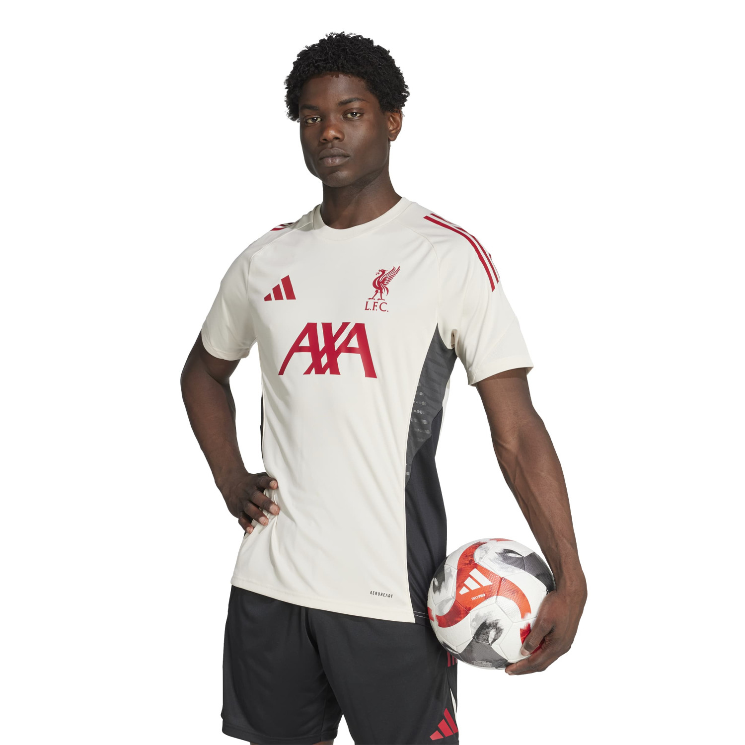 maillot de FOOTBALL, d'entrainement- homme CEJUDO Lasers, Blanc/rouge en XL