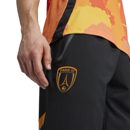 Pantalon survêtement Paris FC noir orange