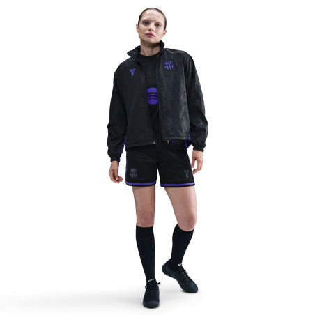 Veste survêtement Femme OneRelaxed FC Barcelone noir violet