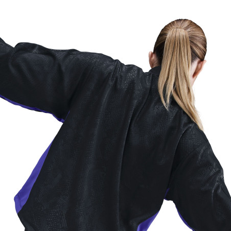 Veste survêtement Femme OneRelaxed FC Barcelone noir violet