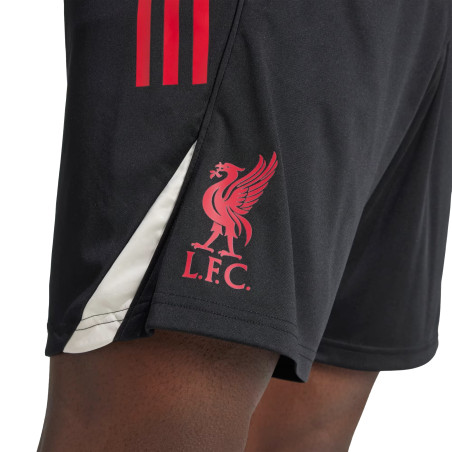Short entraînement Liverpool noir rouge