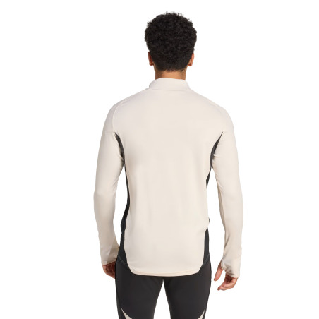 Sweat zippé Liverpool blanc rouge