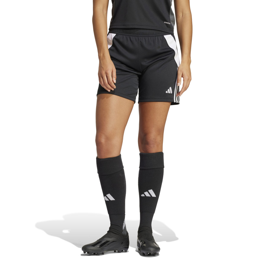 Short entraînement Femme adidas Tiro24 noir blanc