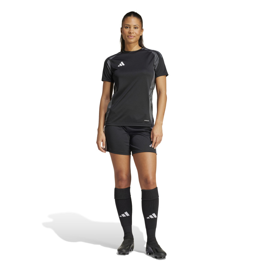 Short entraînement Femme adidas Tiro24 noir blanc