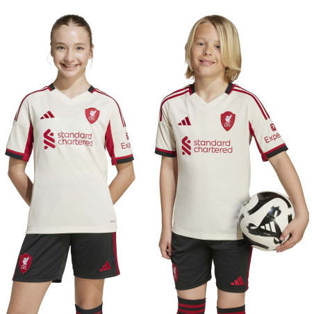 Maillot junior Liverpool extérieur 2025/26