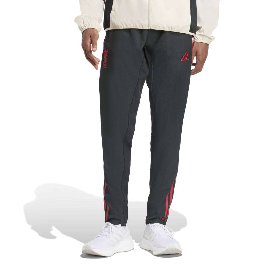 Pantalon survêtement Liverpool Woven noir rouge