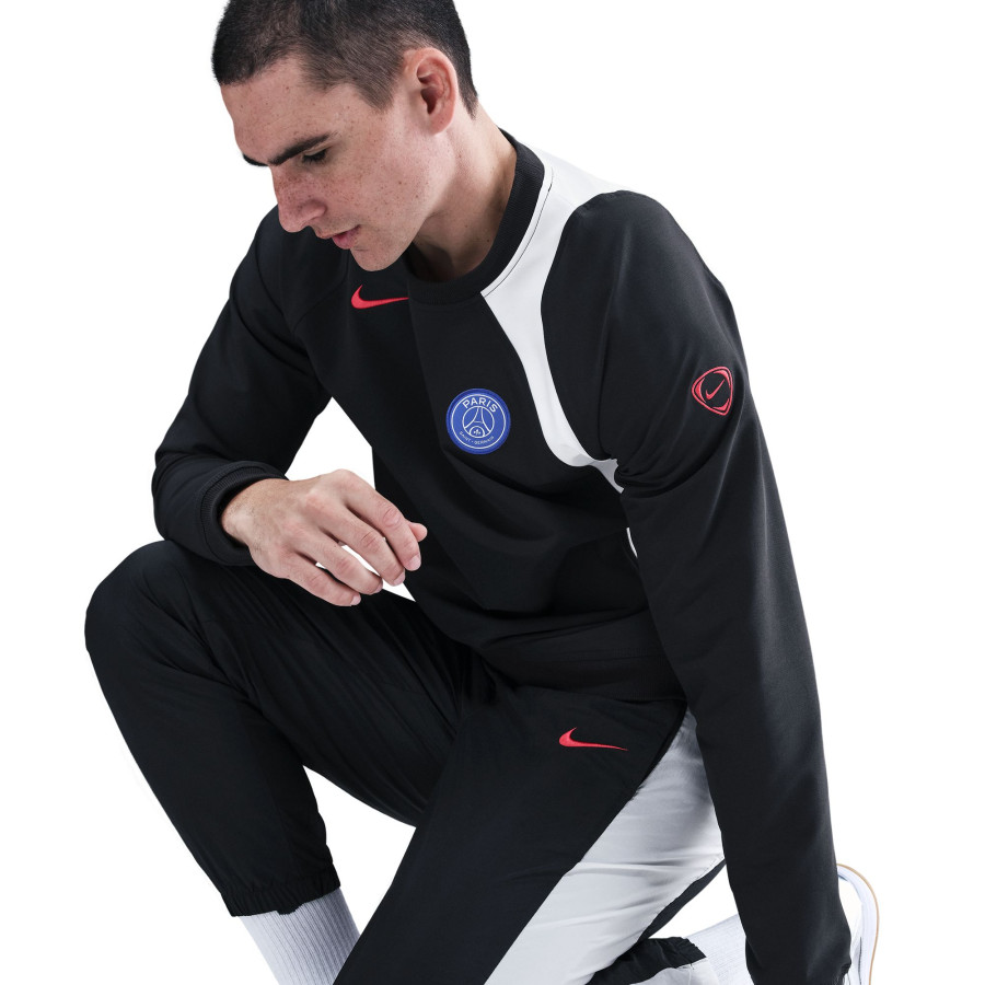 Pantalon survêtement PSG Woven GX noir blanc