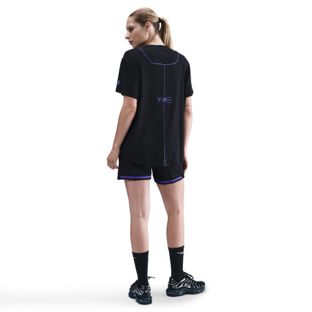 T-shirt Femme FC Barcelone noir violet