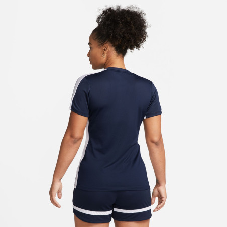 Maillot entraînement Femme Nike Academy bleu blanc