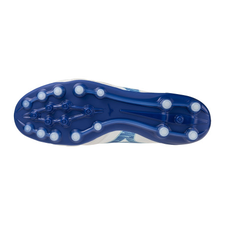 Mizuno Morelia Neo Beta Elite AG blanc bleu