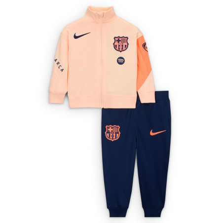 Ensemble survêtement bébé FC Barcelone Strike orange bleu