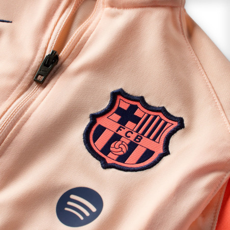 Ensemble survêtement bébé FC Barcelone Strike orange bleu
