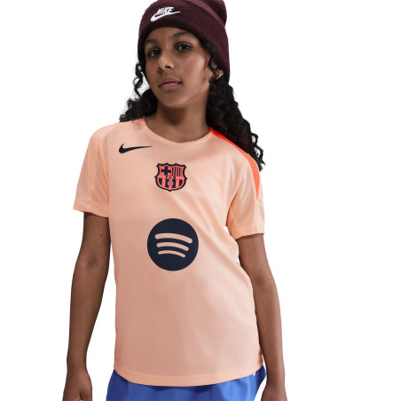 Maillot entraînement junior FC Barcelone Strike orange