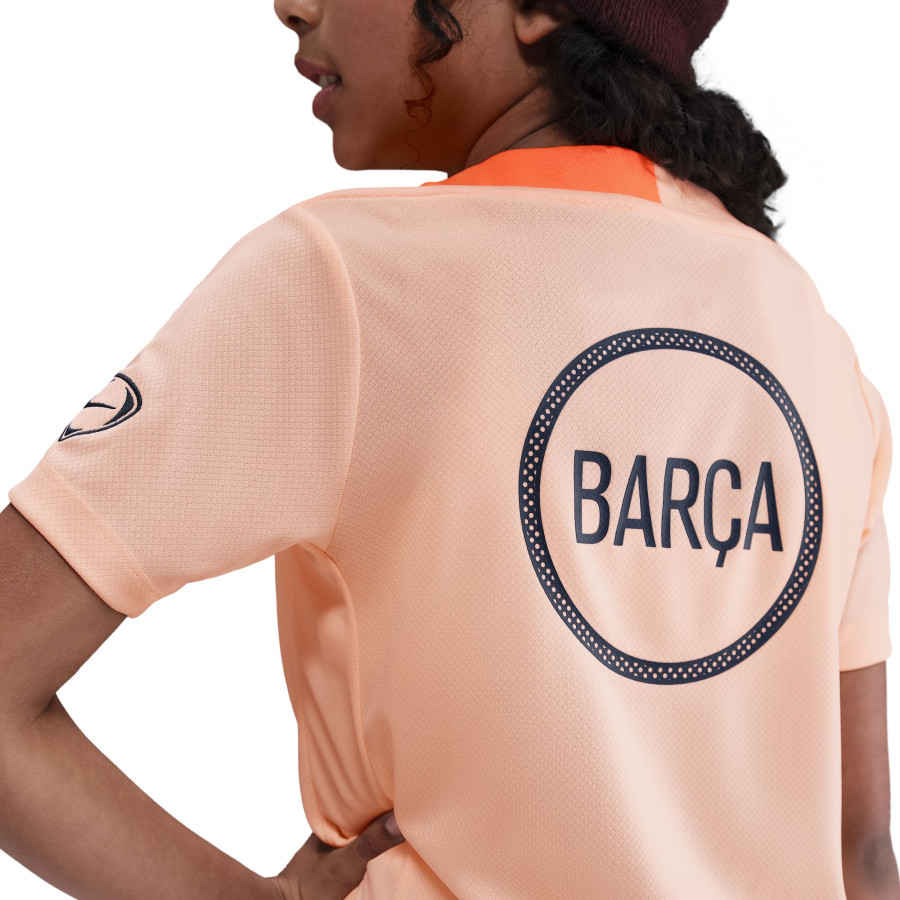 Maillot entraînement junior FC Barcelone Strike orange