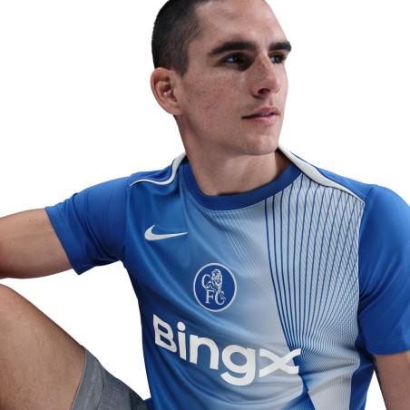 Maillot avant match Chelsea bleu blanc
