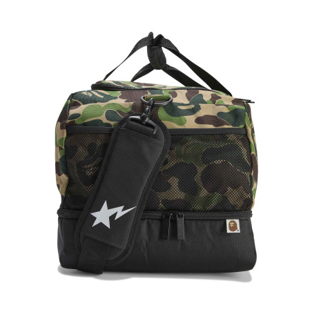 Sac de sport adidas x BAPE vert