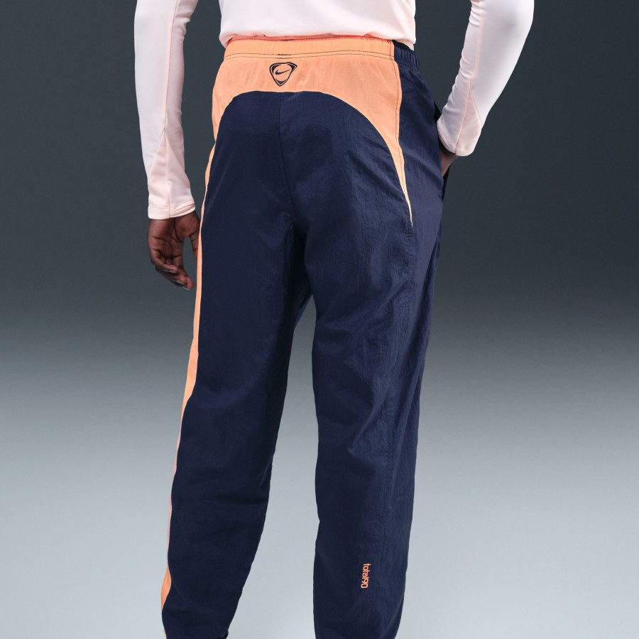 Pantalon survêtement FC Barcelone Woven T90 bleu orange