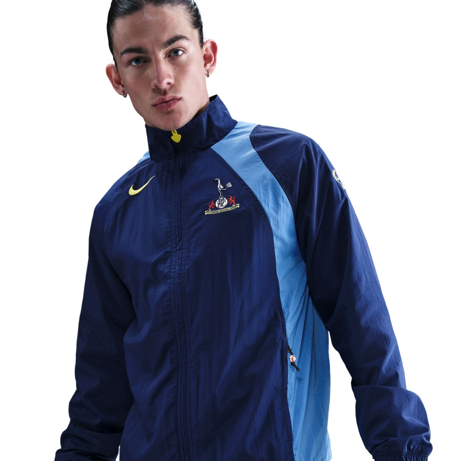 Veste survêtement woven Tottenham T90 bleu