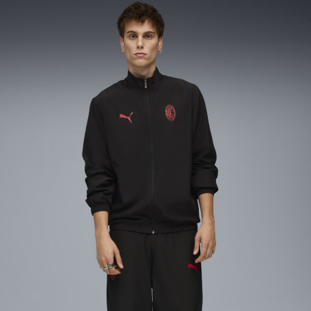 Ensemble survêtement Milan AC woven noir rouge