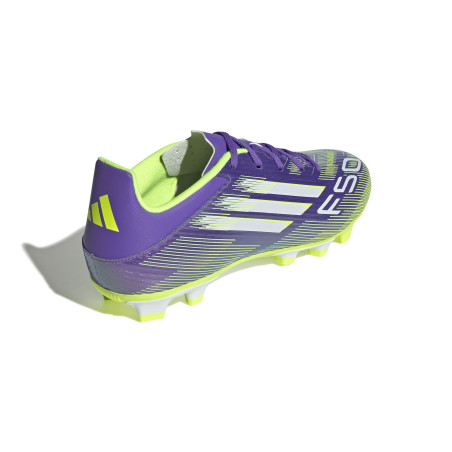 adidas F50 Club FG/MG violet jaune