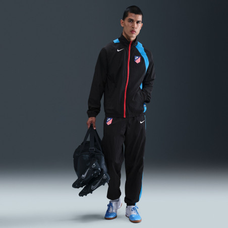 Veste survêtement Atlético Madrid Woven GX noir bleu