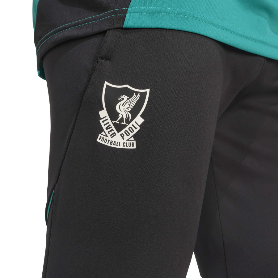 Pantalon survêtement Liverpool noir vert