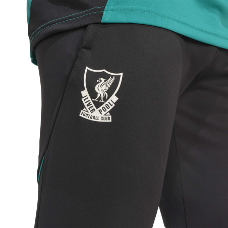 Pantalon survêtement Liverpool noir vert