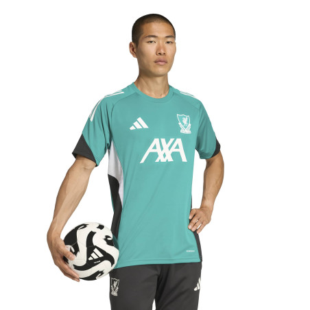Maillot entraînement Liverpool vert blanc