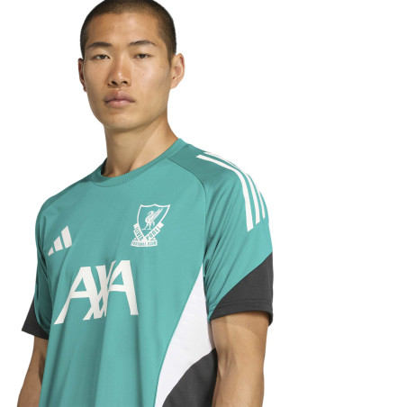 Maillot entraînement Liverpool vert blanc