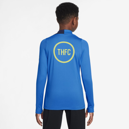 Sweat zippé junior Tottenham Strike bleu
