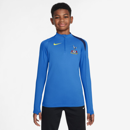 Sweat zippé junior Tottenham Strike bleu