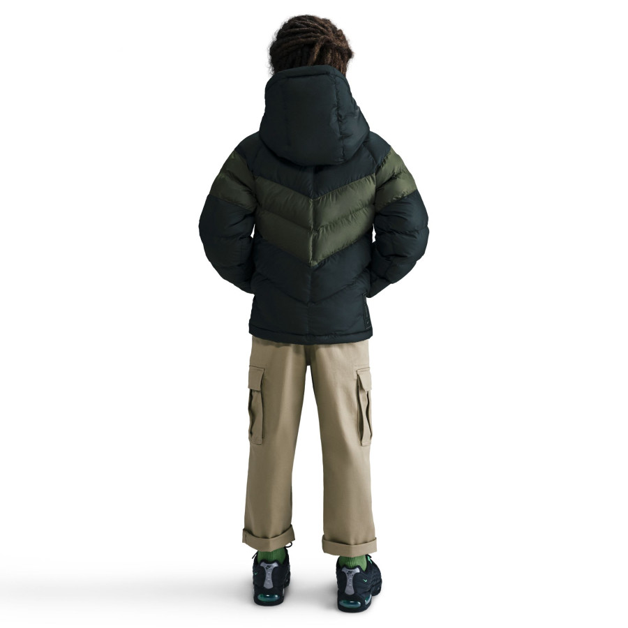 Doudoune junior PSG noir vert