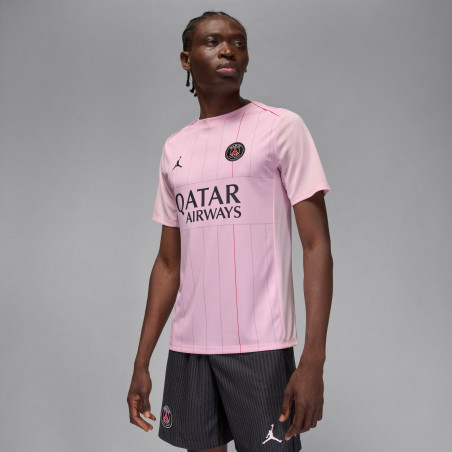 Maillot avant match PSG rose