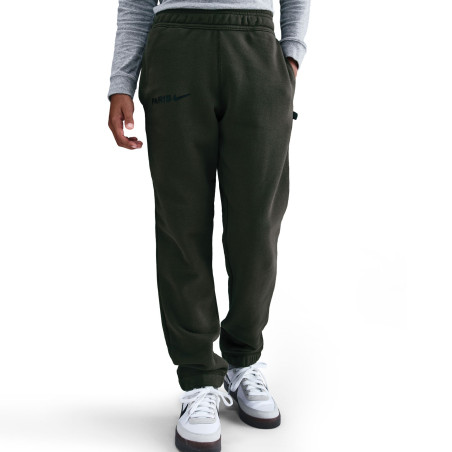 Pantalon survêtement junior PSG molleton vert