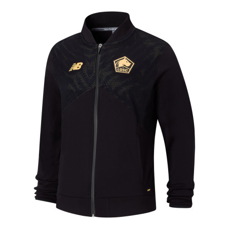 Veste survêtement LOSC noir or