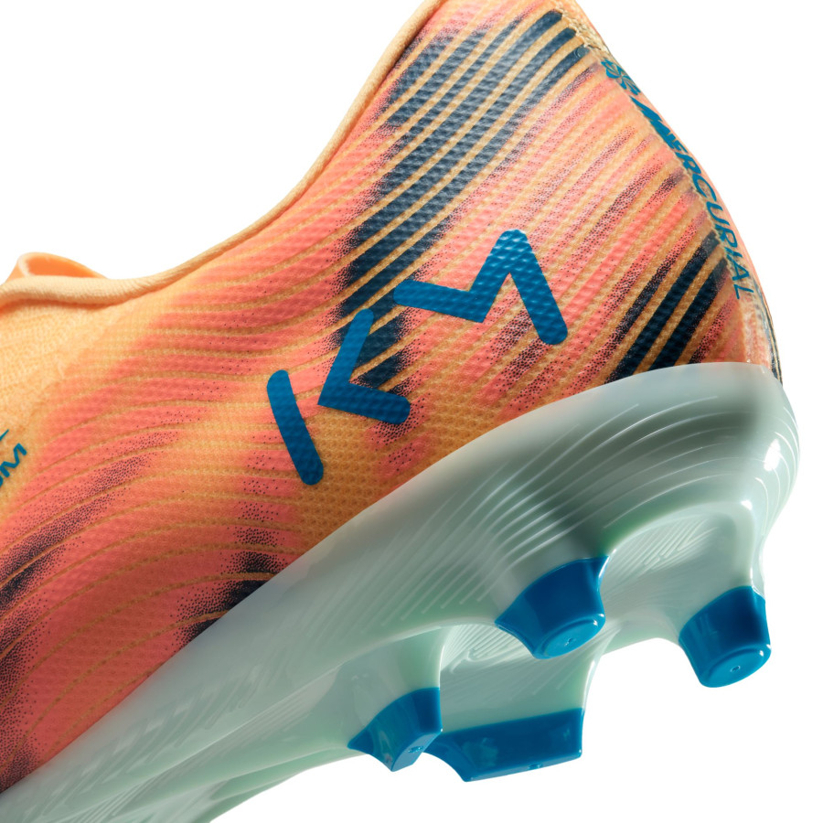 Nike Air Zoom Mercurial Vapor 16 Academy Mbappé FG/MG orange bleu