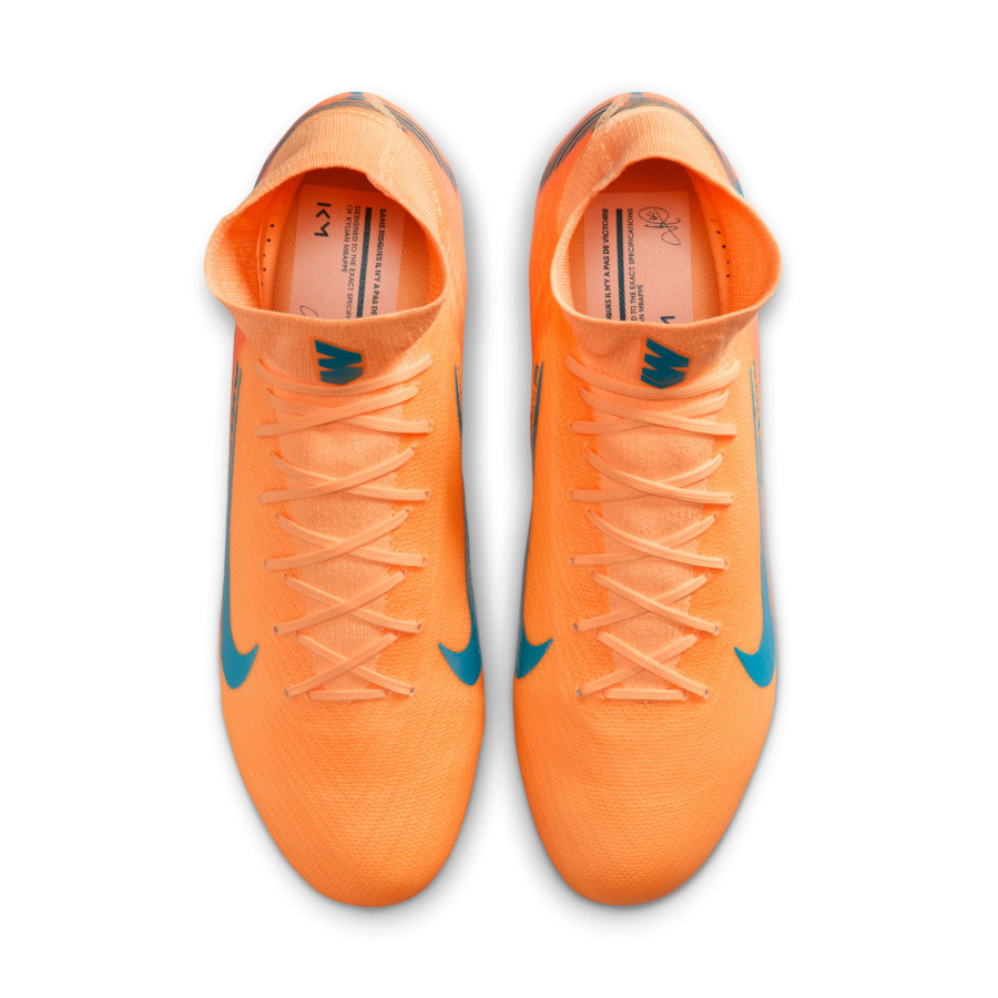 Nike Air Zoom Mercurial Superfly 10 Pro Mbappé FG orange bleu