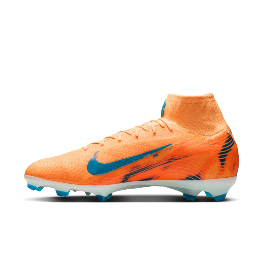 Nike Air Zoom Mercurial Superfly 10 Pro Mbappé FG orange bleu