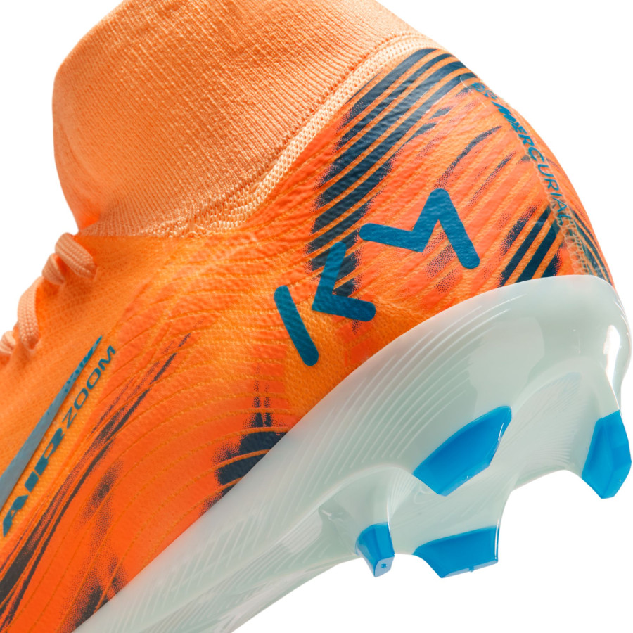 Nike Air Zoom Mercurial Superfly 10 Pro Mbappé FG orange bleu