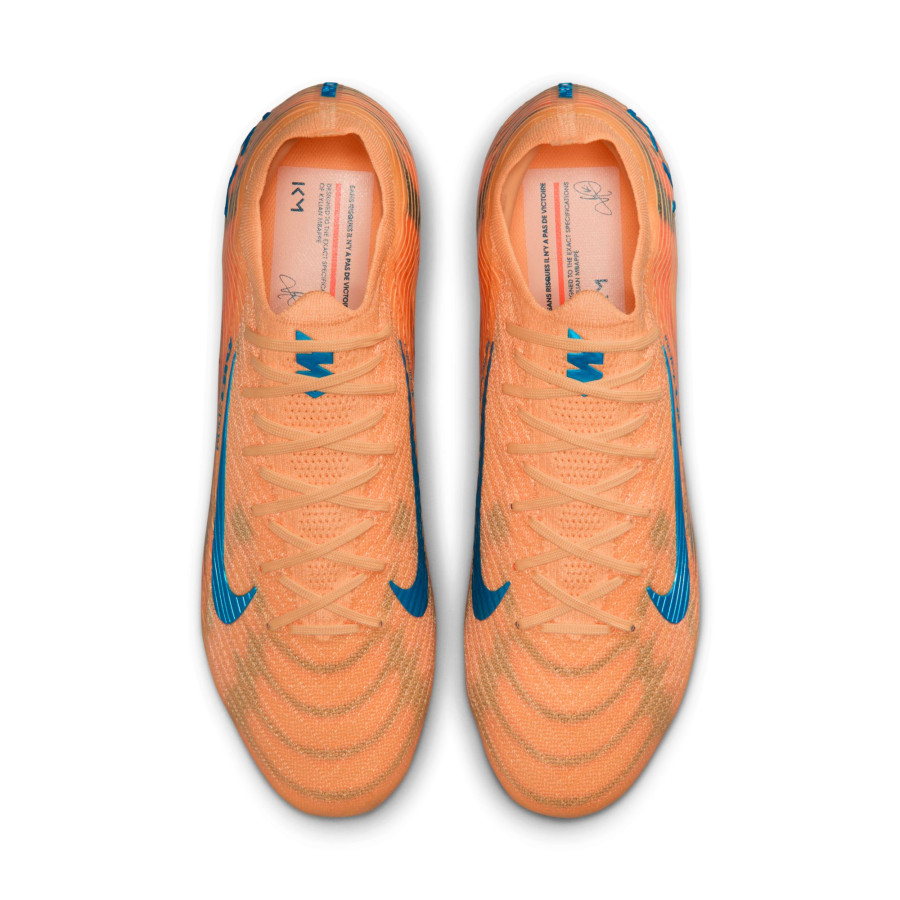 Nike Air Zoom Mercurial Vapor 16 Elite Mbappé AG-Pro orange bleu