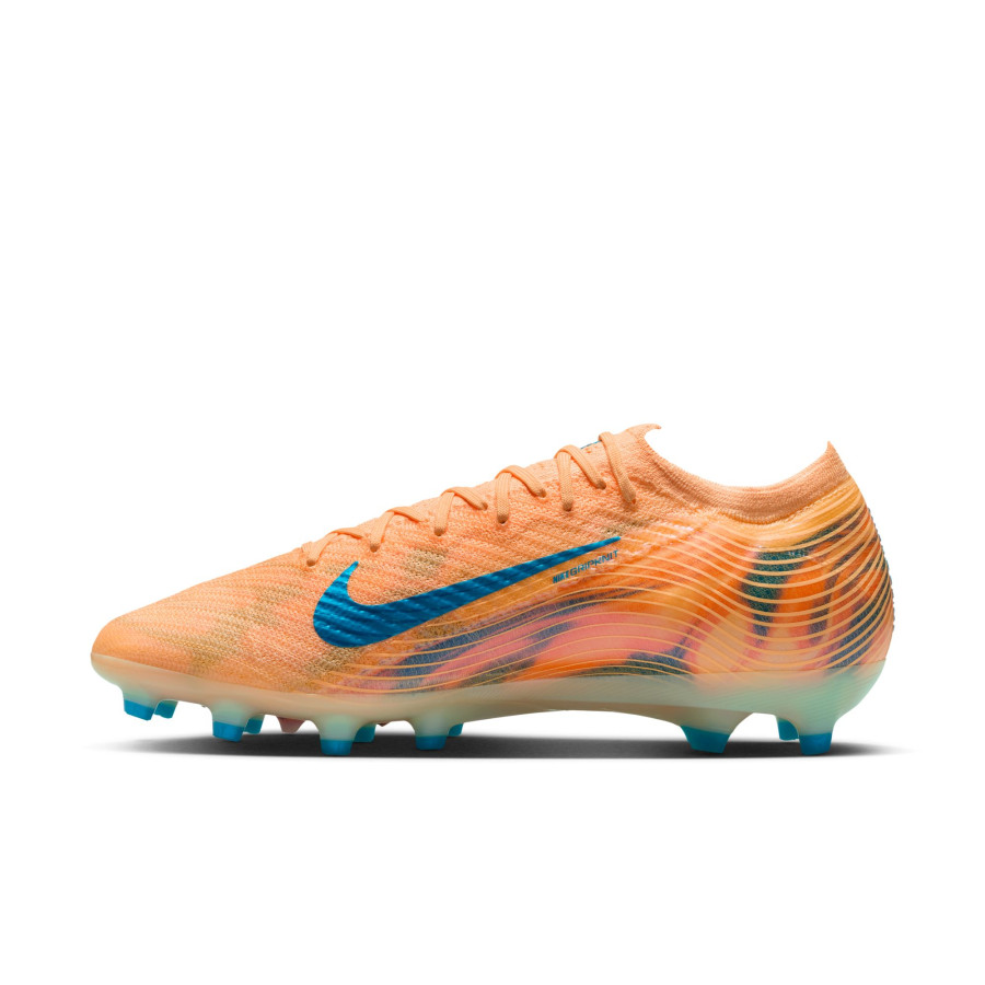 Nike Air Zoom Mercurial Vapor 16 Elite Mbappé AG-Pro orange bleu