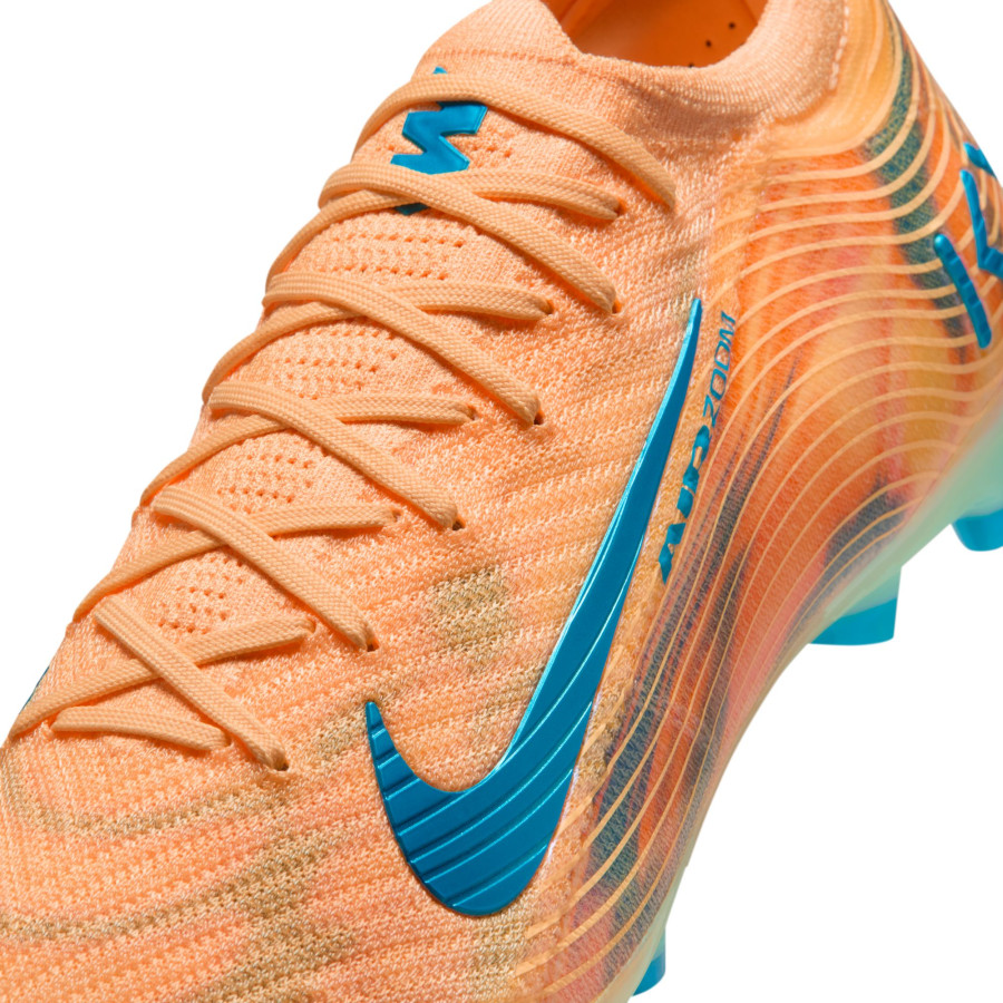 Nike Air Zoom Mercurial Vapor 16 Elite Mbappé AG-Pro orange bleu
