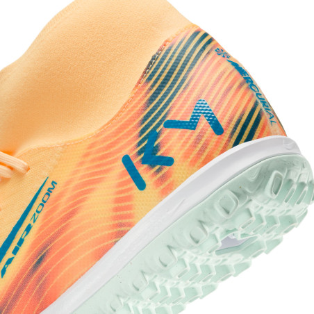 Nike Air Zoom Mercurial Superfly 10 Academy Mbappé Turf orange bleu