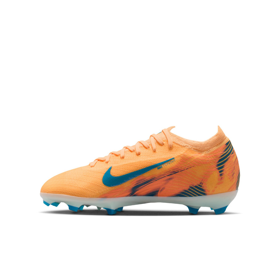 Nike Air Zoom Mercurial Vapor 16 Pro junior Mbappé FG orange bleu